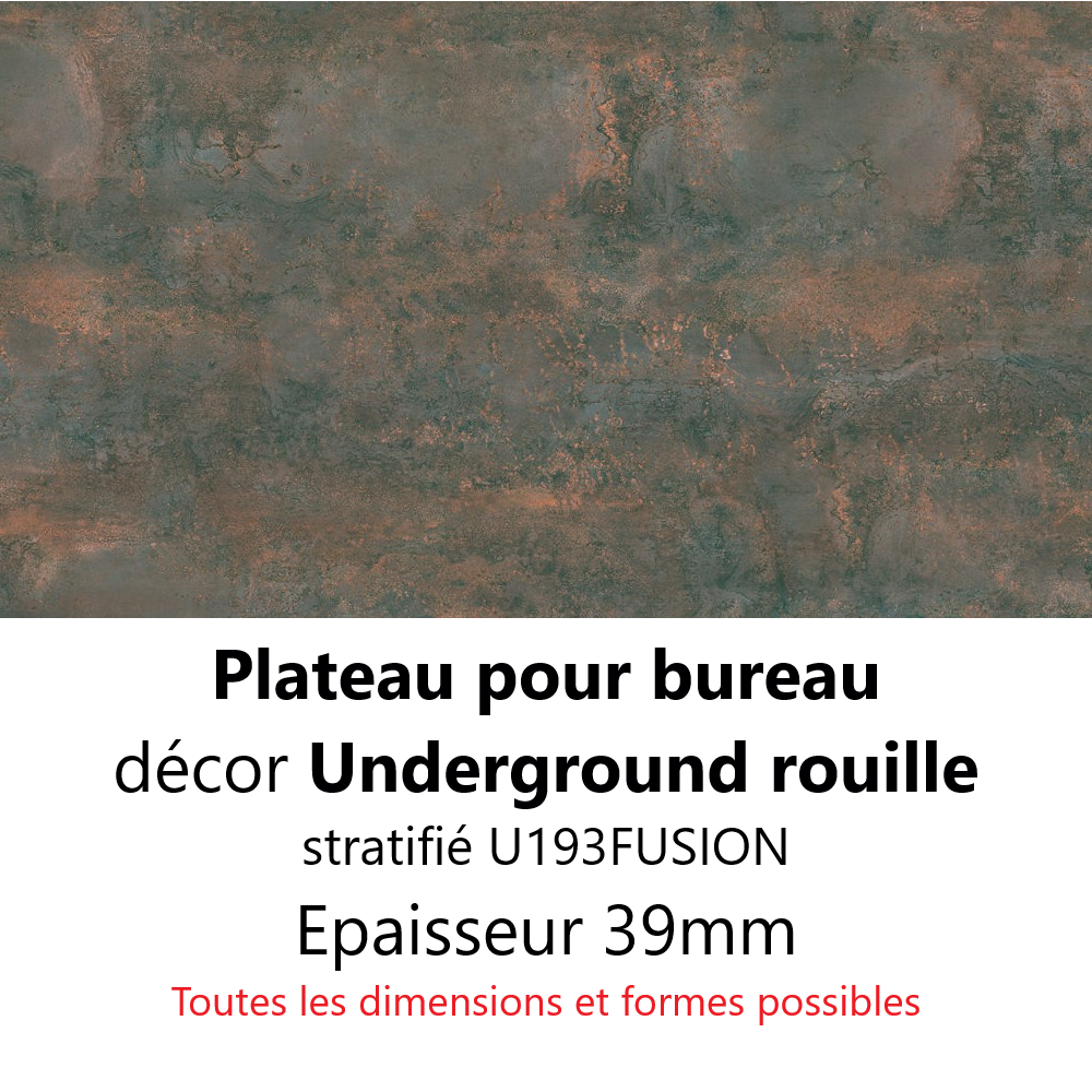 Plateau Underground Rouille 39 mm Plateau Underground Rouille 39 mm