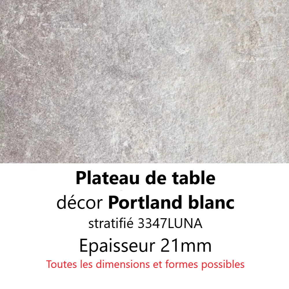 Plateau Portland Blanc 21 mm Plateau Portland Blanc 21 mm