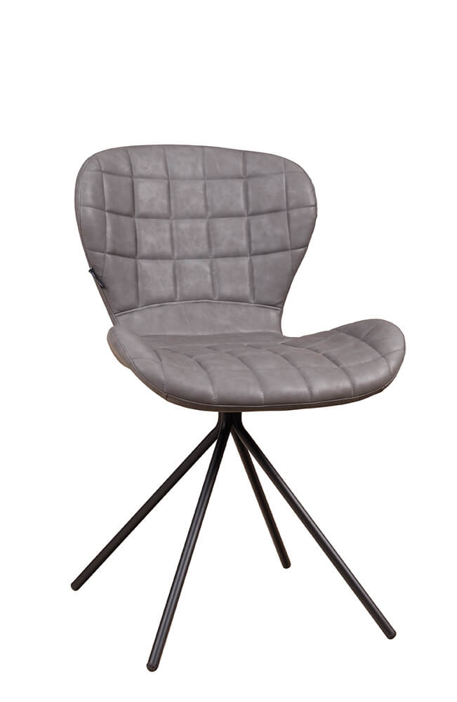Gastronomie_polsterstuhl_Industrialdesign_Kunstleder_Grau_Zubone-Grey-KL Zubone-Grey-KL