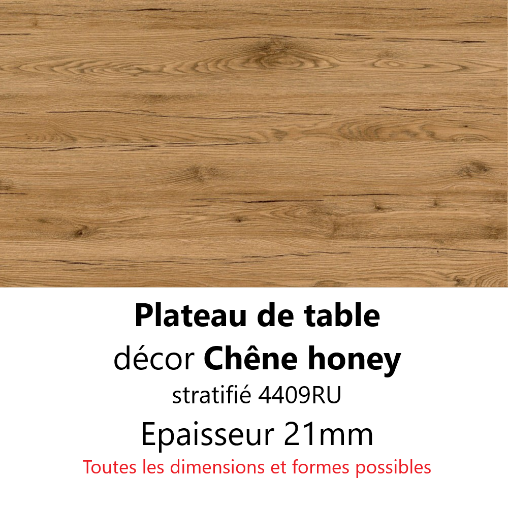 Plateau Chêne Honey 21 mm