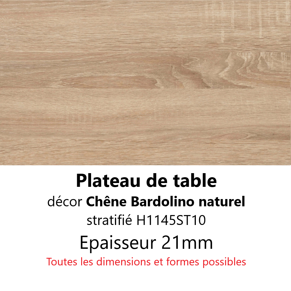 Plateau Chêne Bardolino naturel 21 mm