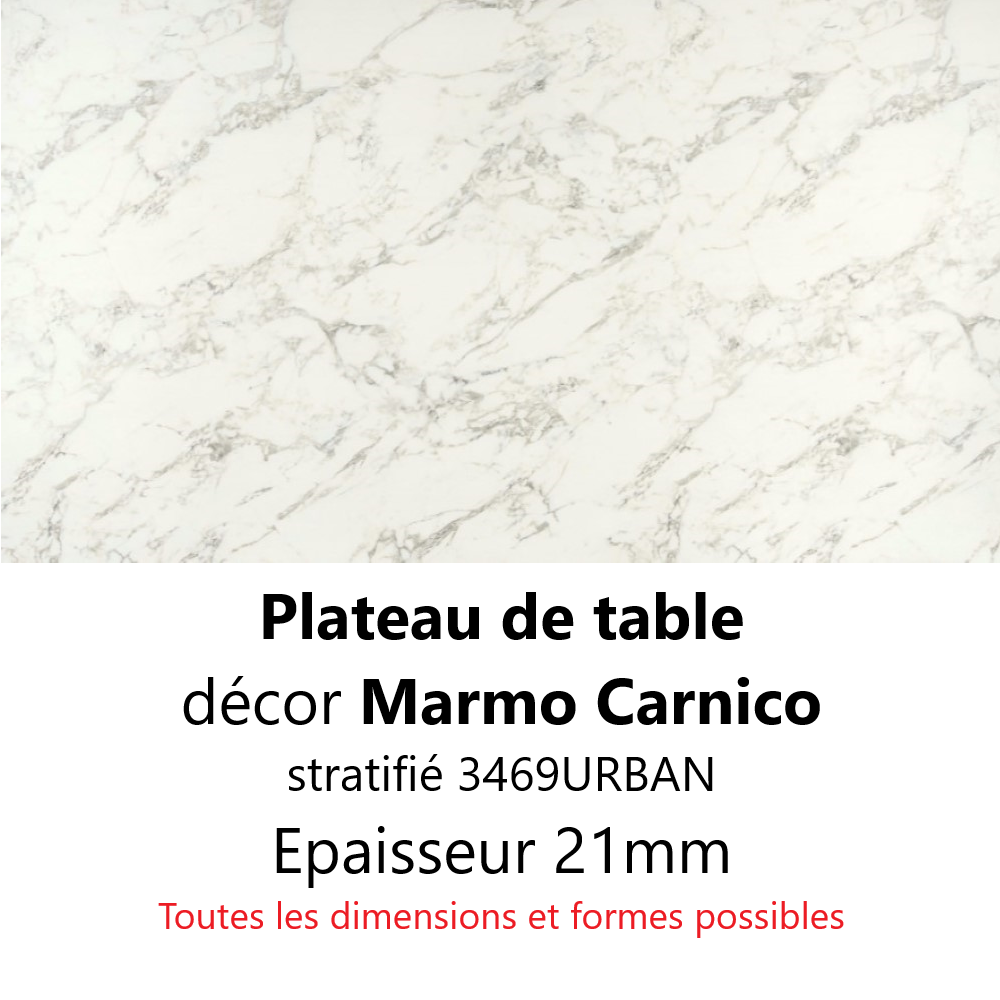 Plateau Marmo Carnico 21 mm Plateau Marmo Carnico 21 mm
