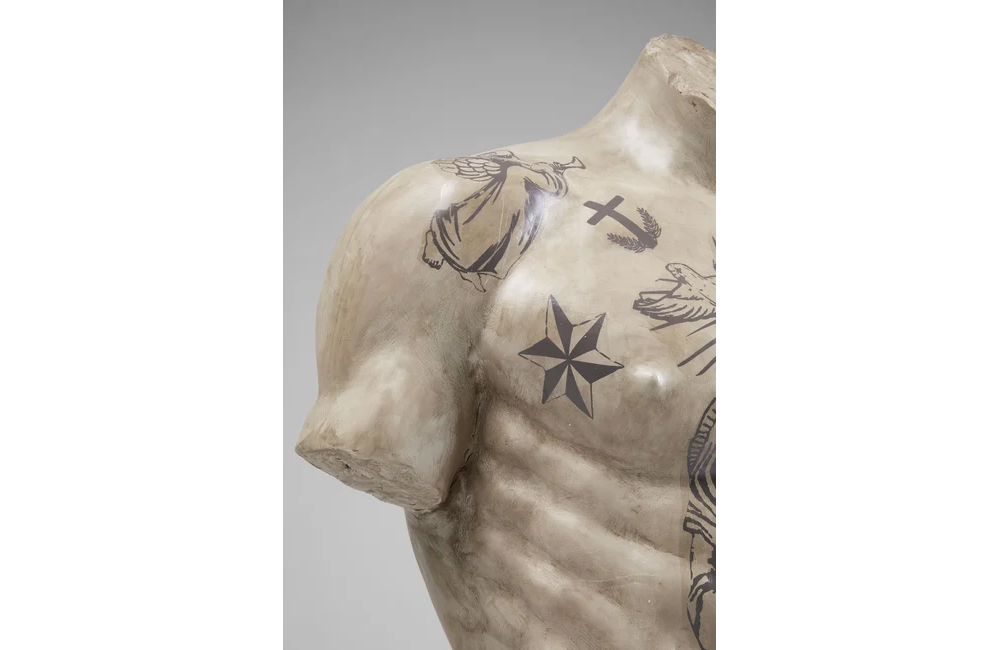 Objet déco Buste tatoué XL