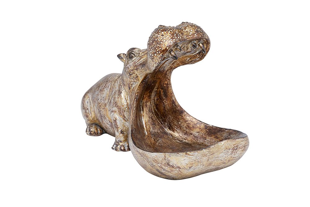 Coupe décorative Hippopotame vintage Coupe décorative Hippopotame vintage