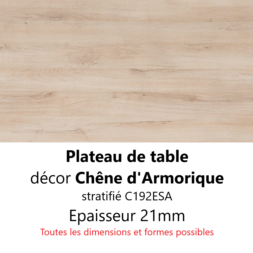 Plateau Chêne d'Armorique 21 mm Plateau Chêne d'Armorique 21 mm