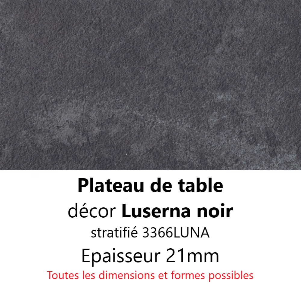 Plateau Luserna Noir 21 mm Plateau Luserna Noir 21 mm