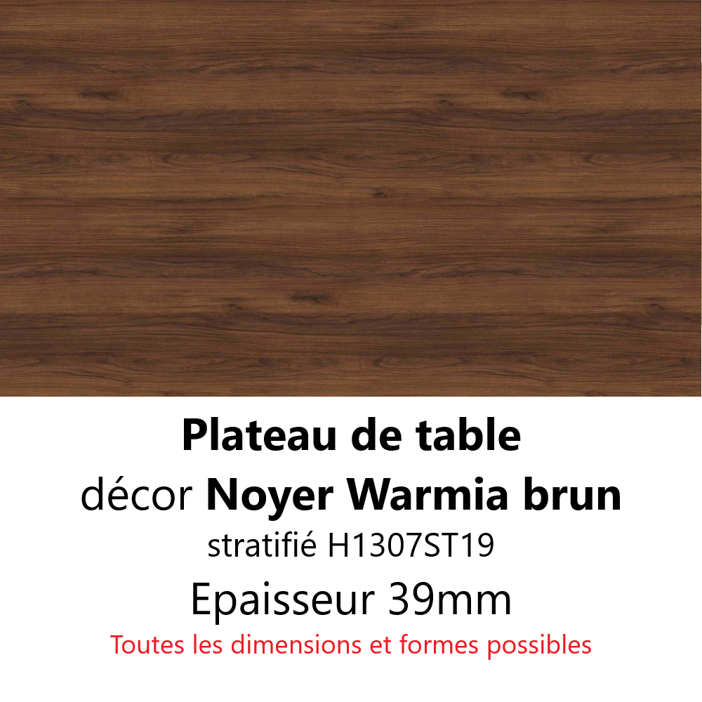 Plateau Noyer Warmia Brun 39 mm Plateau Noyer Warmia Brun 39 mm