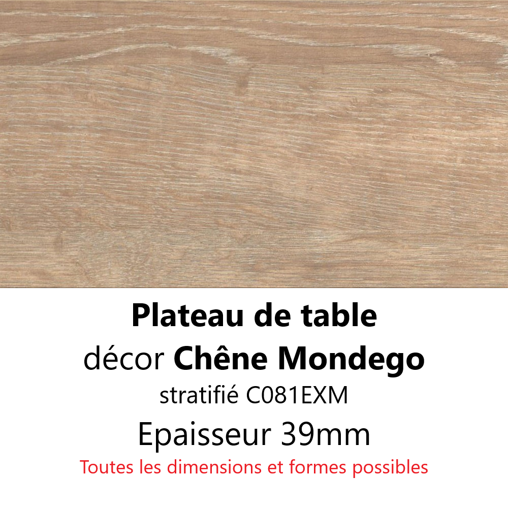 Plateau Chêne Mondego 39 mm