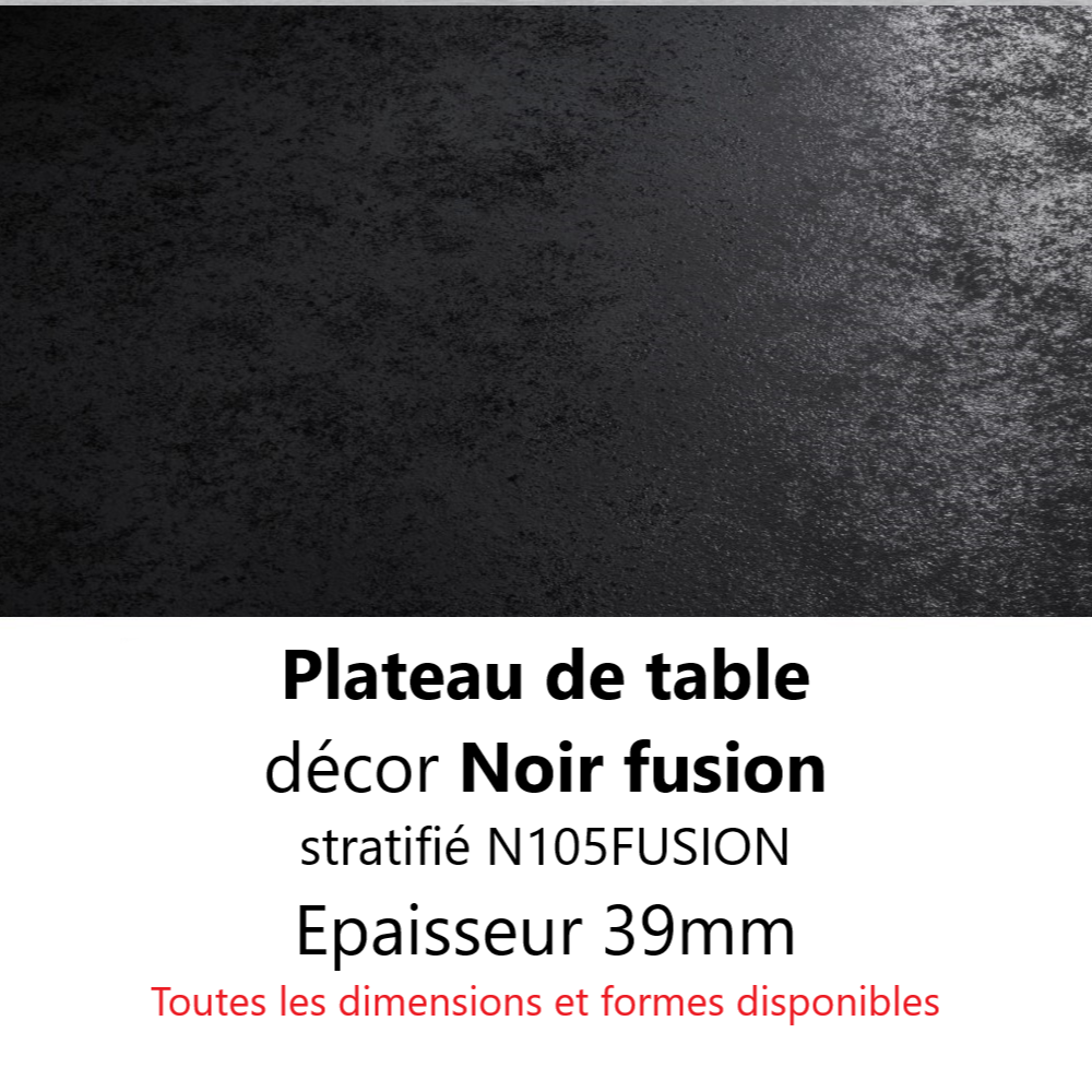 Plateau Noir Fusion 39 mm Plateau Noir Fusion 39 mm