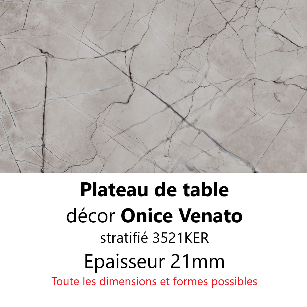 Plateau Marbre Onice Venato 21 mm Plateau Marbre Onice Venato 21 mm