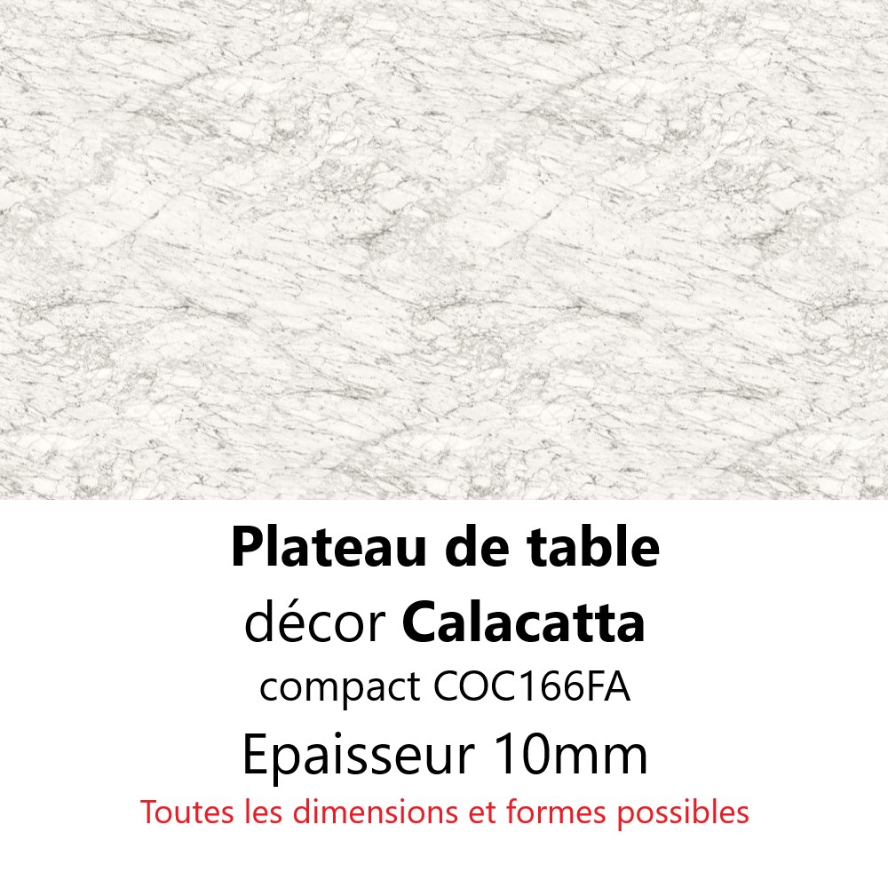 Plateau Marbre Calacatta Compact 10 mm