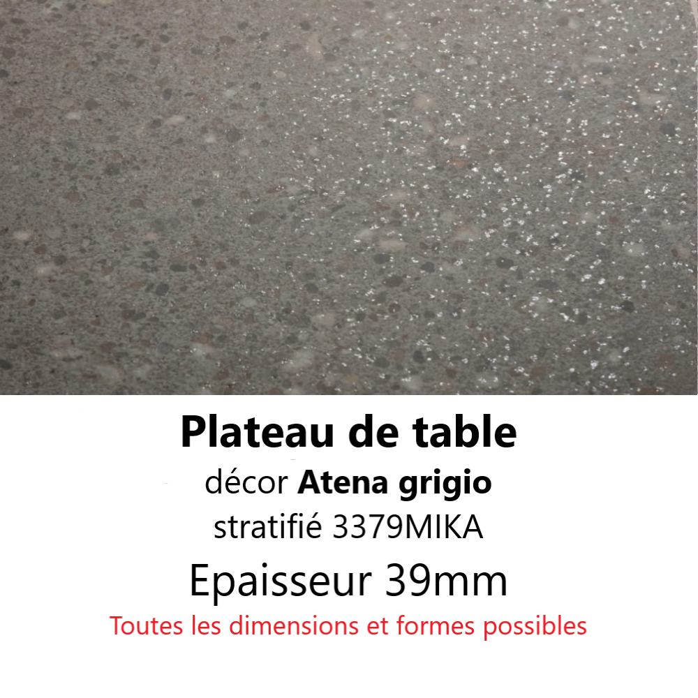 Plateau Atena Grigio 39 mm Plateau Atena Grigio 39 mm
