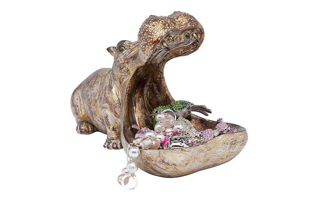 Coupe décorative Hippopotame vintage