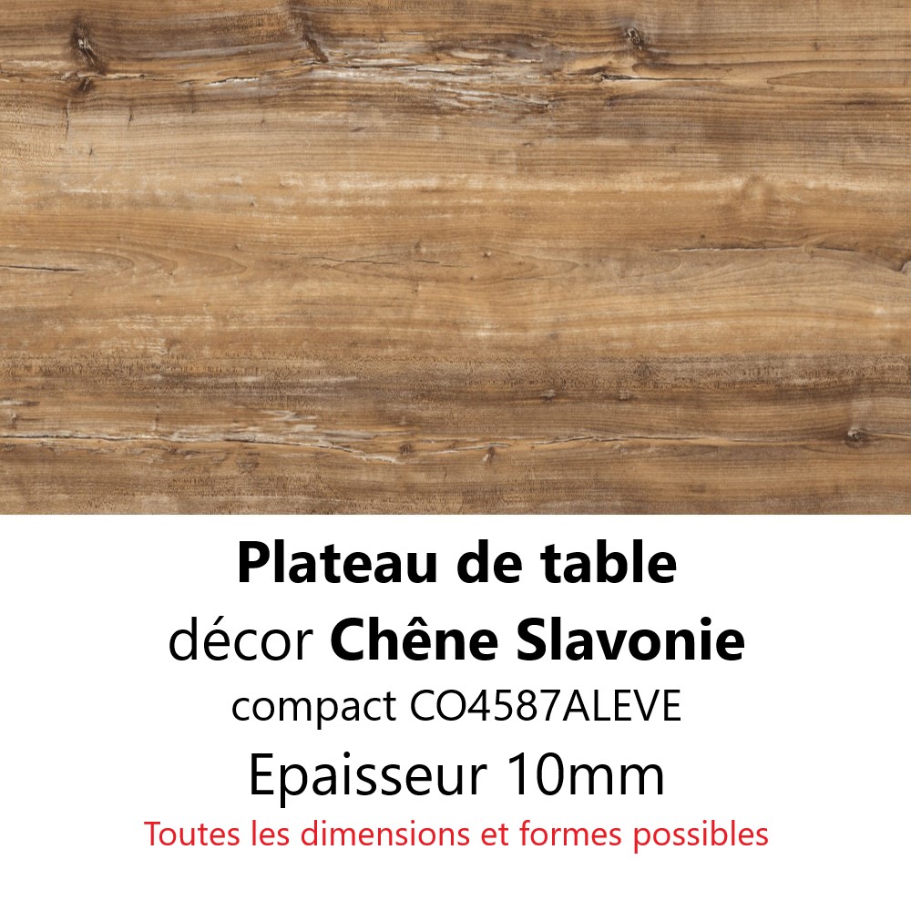 Plateau Chêne Slavonie Compact 10 mm Plateau Chêne Slavonie Compact 10 mm