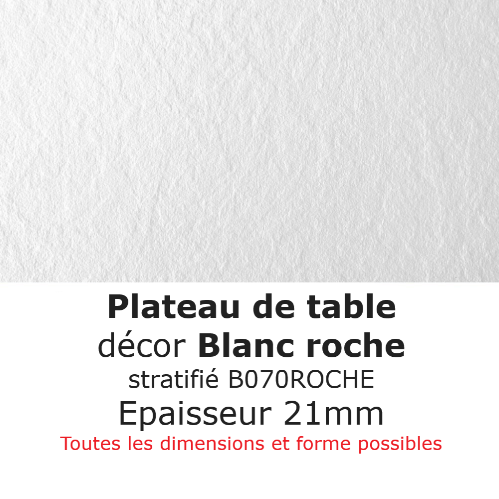 Plateau Blanc Roche 21 mm Plateau Blanc Roche 21 mm