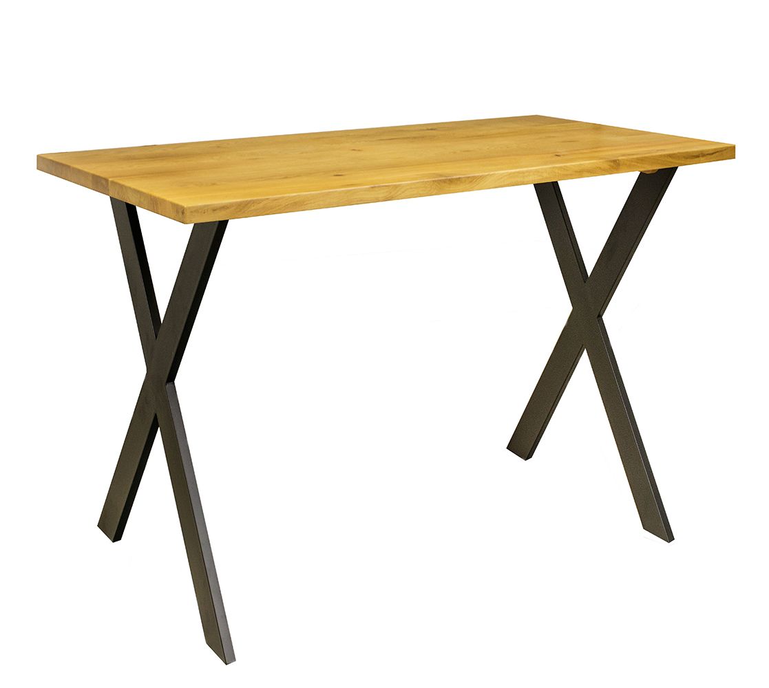 Tischgestell_X-Fuss_H108_B70_Platte_vorne_1000px X-Stehtisch 70/108