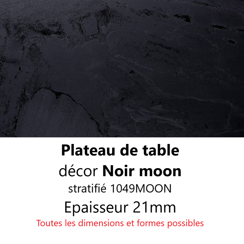 Plateau Noir Moon 21 mm