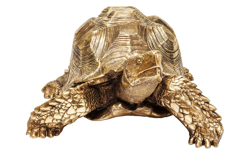 Objet déco Tortue XL Dorée