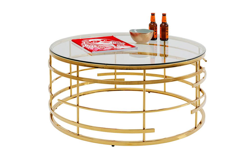 Table basse Jupiter Gold Ø 100cm