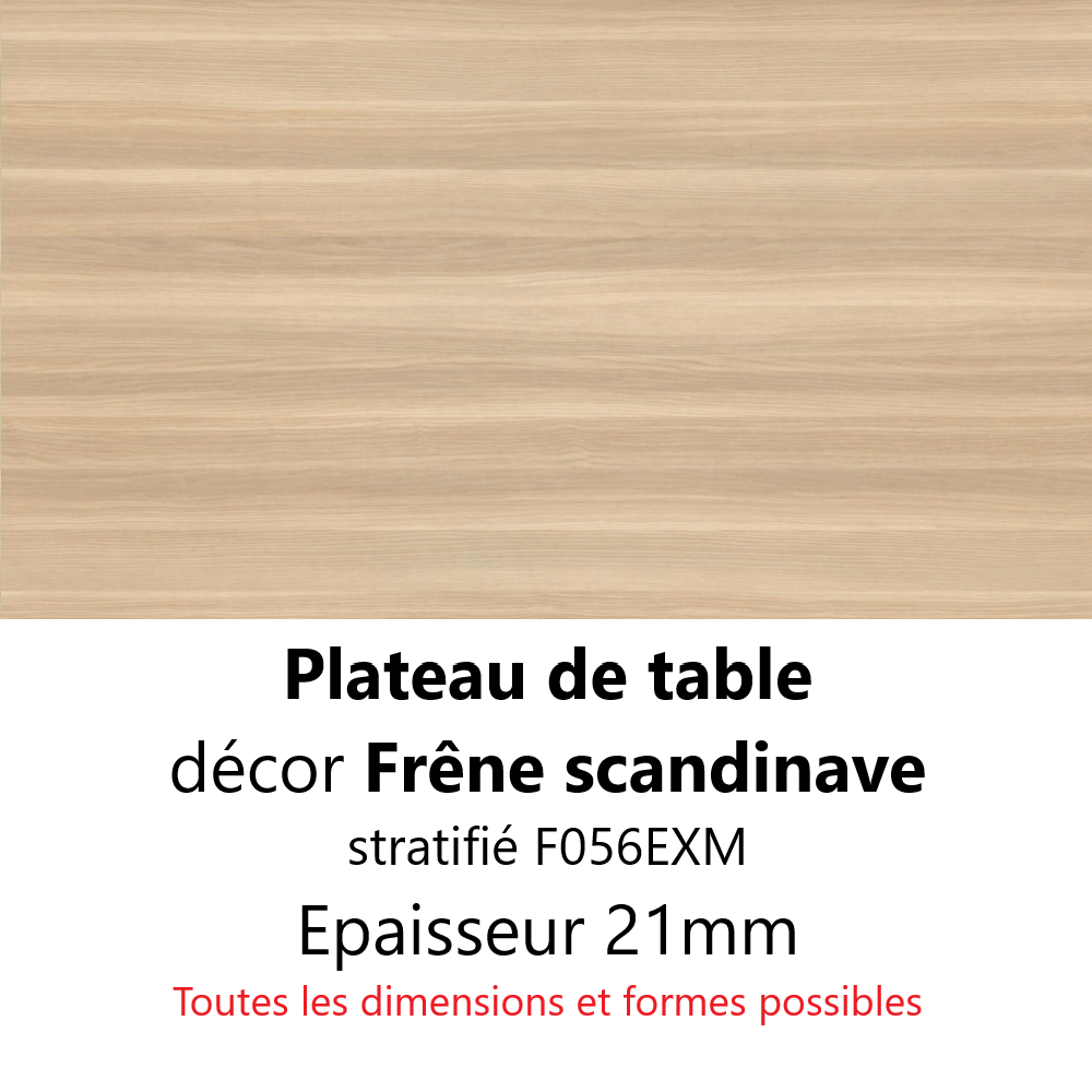 Plateau Frêne Scandinave 21 mm Plateau Frêne Scandinave 21 mm