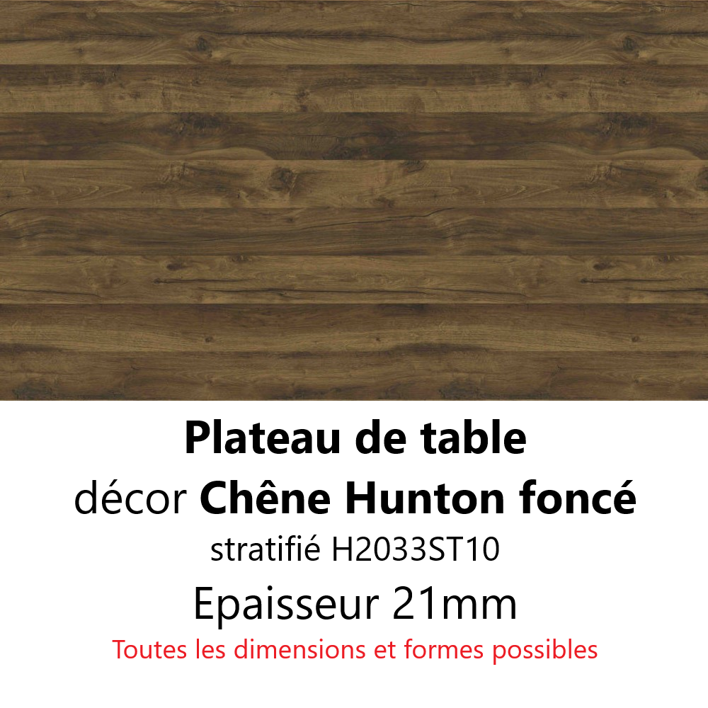 Plateau Chêne Hunton Foncé 21 mm
