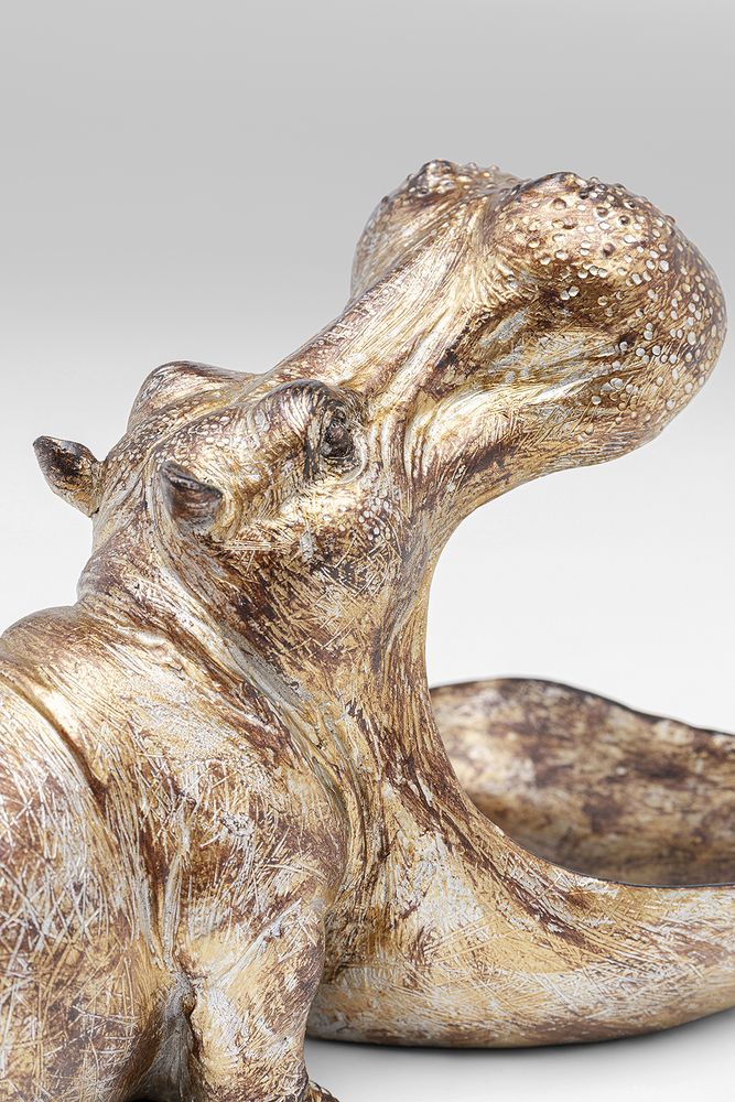 Coupe décorative Hippopotame vintage
