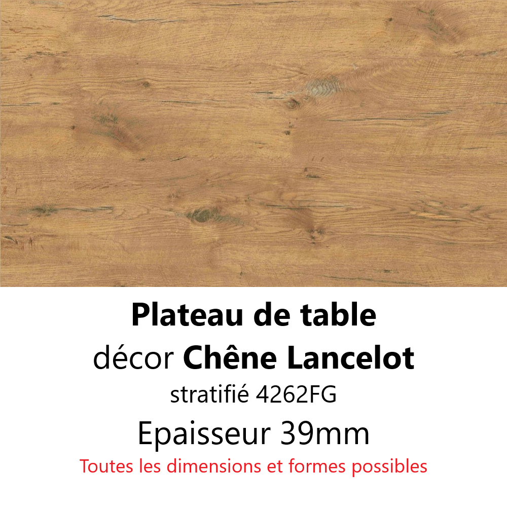 Plateau Chêne Lancelot 39 mm