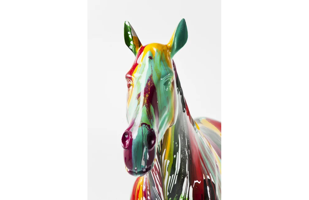 Figurine Cheval coloré XXL 164x216cm Figurine Cheval coloré XXL 164x216cm