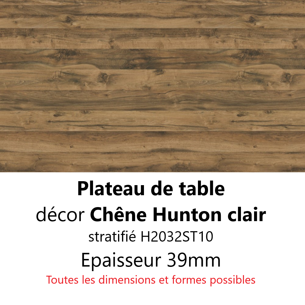 Plateau Chêne Hunton Clair 39 mm Plateau Chêne Hunton Clair 39 mm