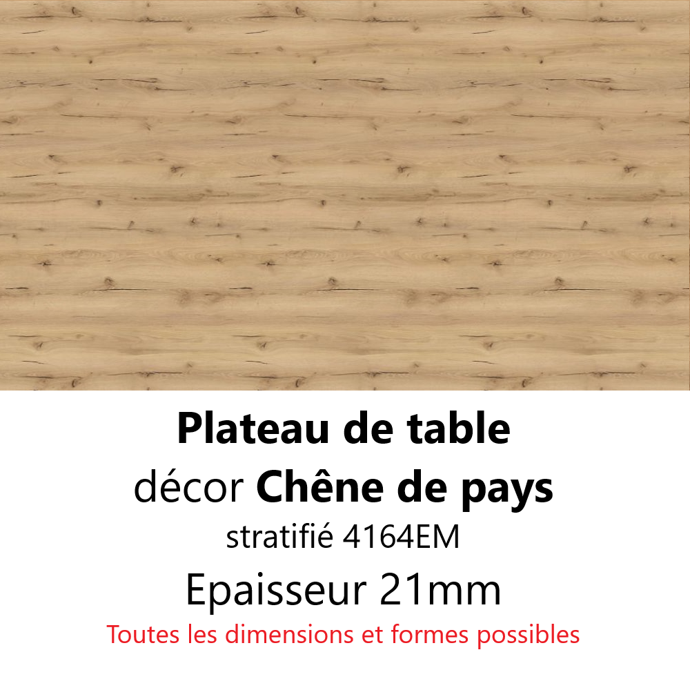 Plateau Chêne de Pays 21 mm