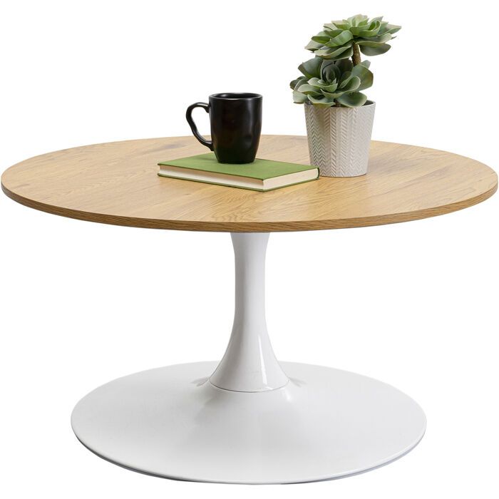 87765_master_a Table basse Schickeria Chêne Blanc Ø80cm