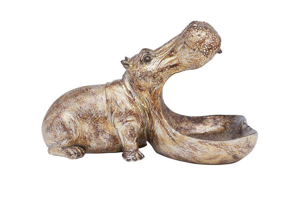 Coupe décorative Hippopotame vintage