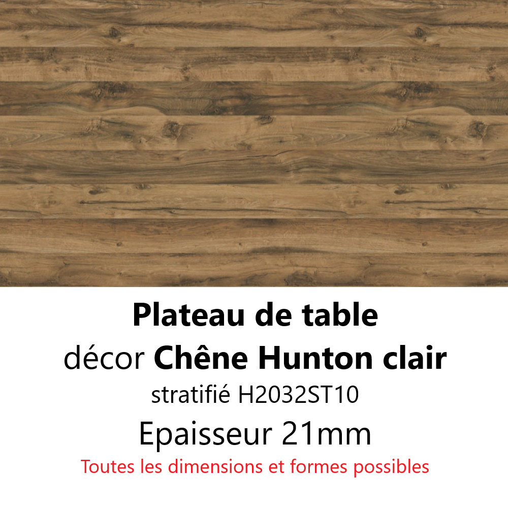 Plateau Chêne Hunton Clair 21 mm