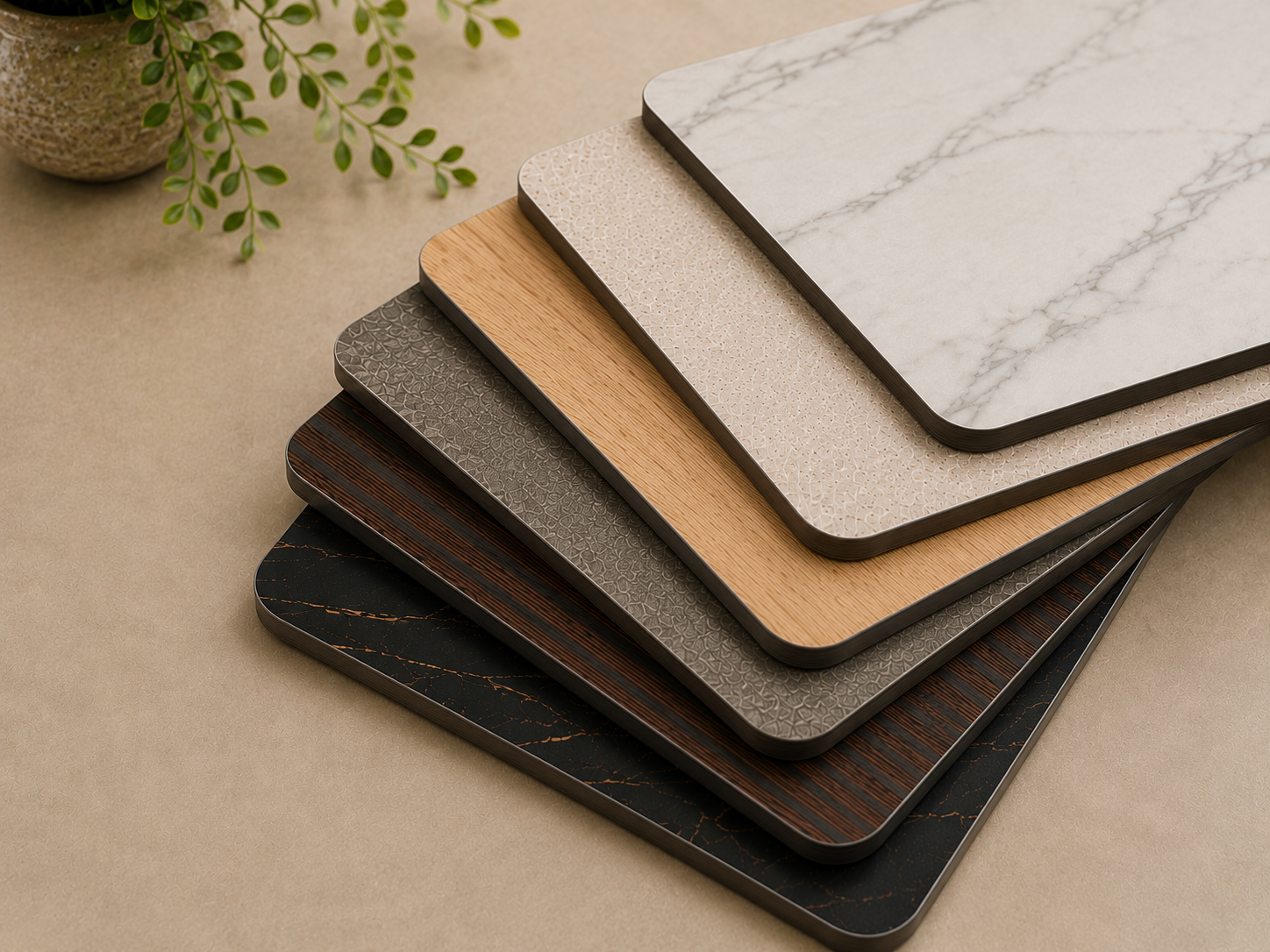 Commande d'échantillons stratifié et compact Commande d'échantillons stratifié et compact