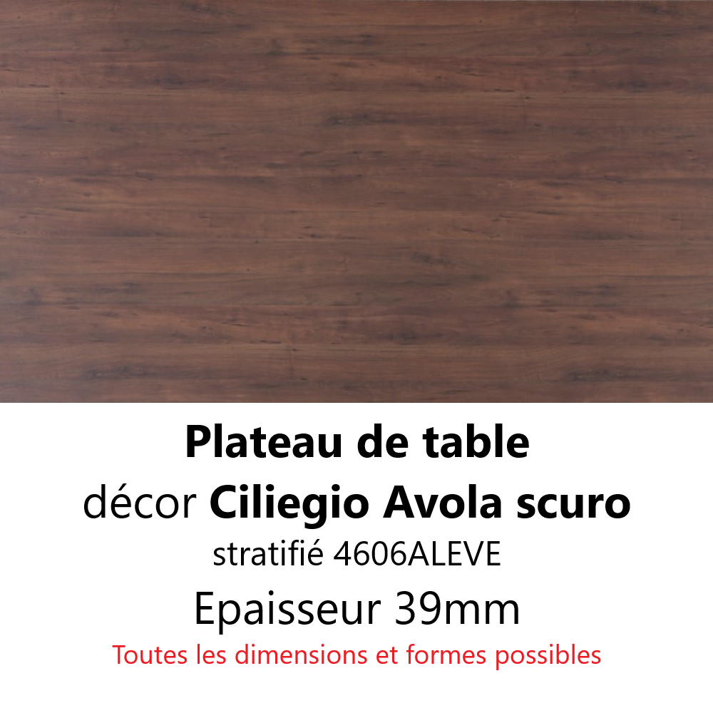 Plateau Ciliegio Avola Scuro 39 mm Plateau Ciliegio Avola Scuro 39 mm