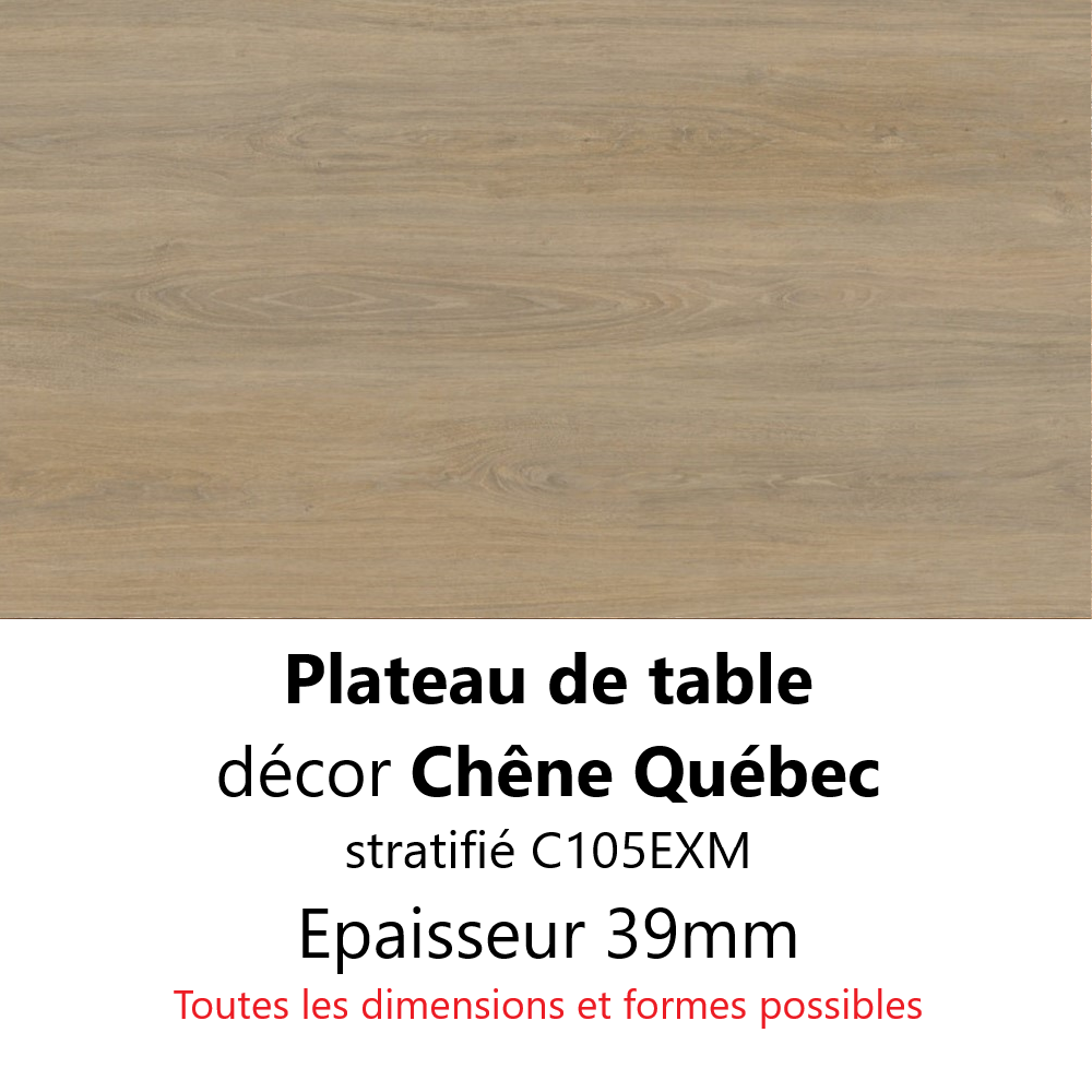 Plateau Chêne Québec 39 mm Plateau Chêne Québec 39 mm