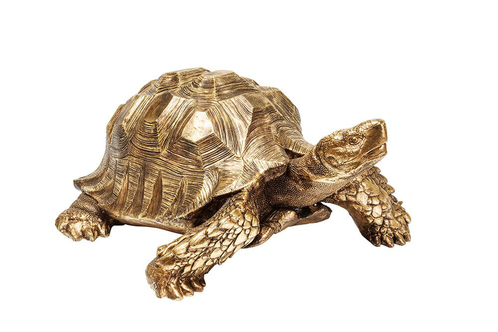 Objet déco Tortue XL Dorée
