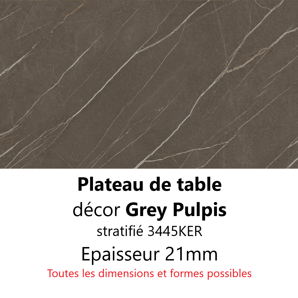 Plateau Grey Pulpis 21 mm