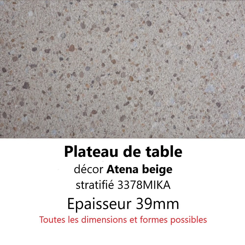 Plateau Atena Beige 39 mm
