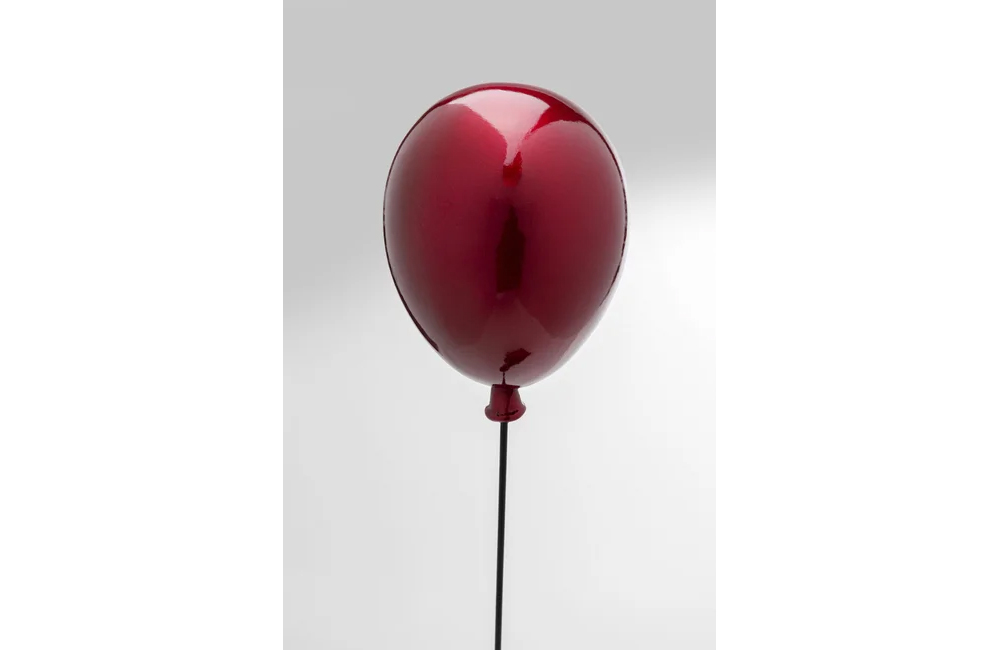Statue Ours noir avec ballon 
