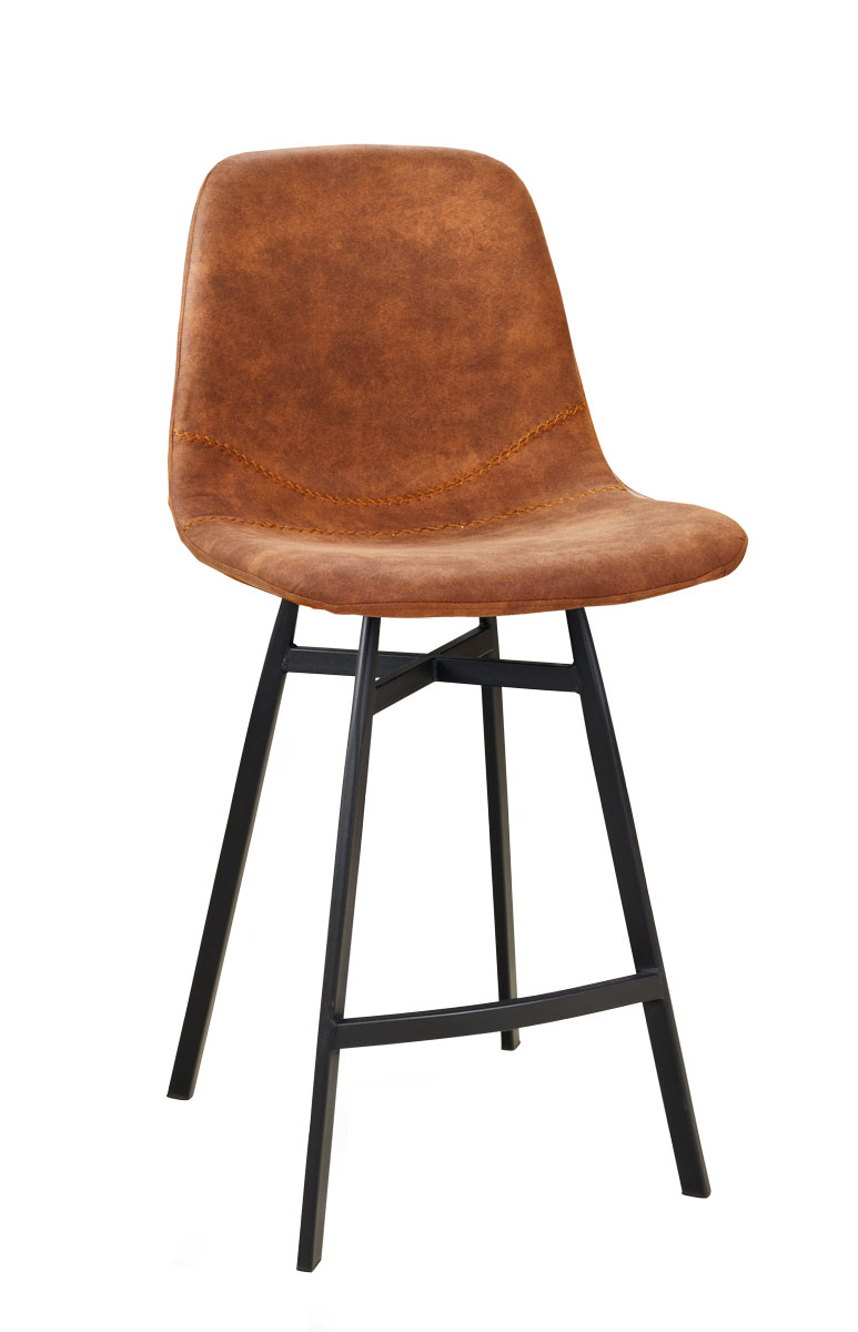 Jones-Vintage-Brown-Tresenhocker_vorne_2_mont_1000px Jones Ht 65cm Vintage Brown