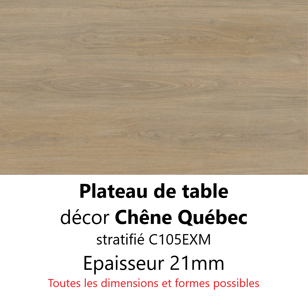 Plateau Chêne Québec 21 mm Plateau Chêne Québec 21 mm
