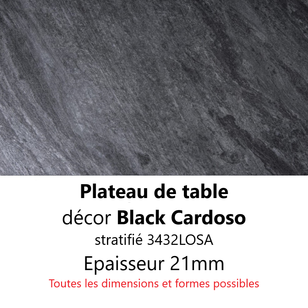 Plateau Black Cardoso 21 mm Plateau Black Cardoso 21 mm