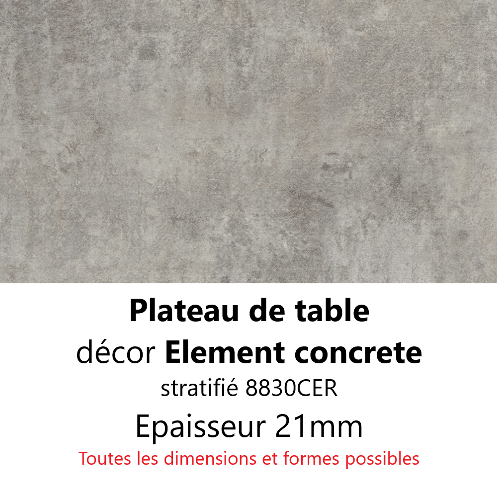 Plateau Element Concrete 21 mm