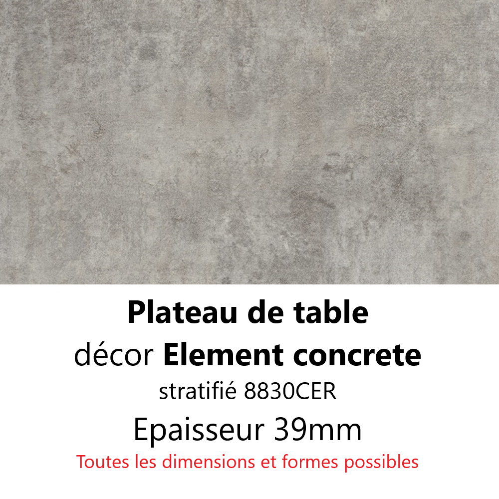 Plateau Element Concrete 39 mm