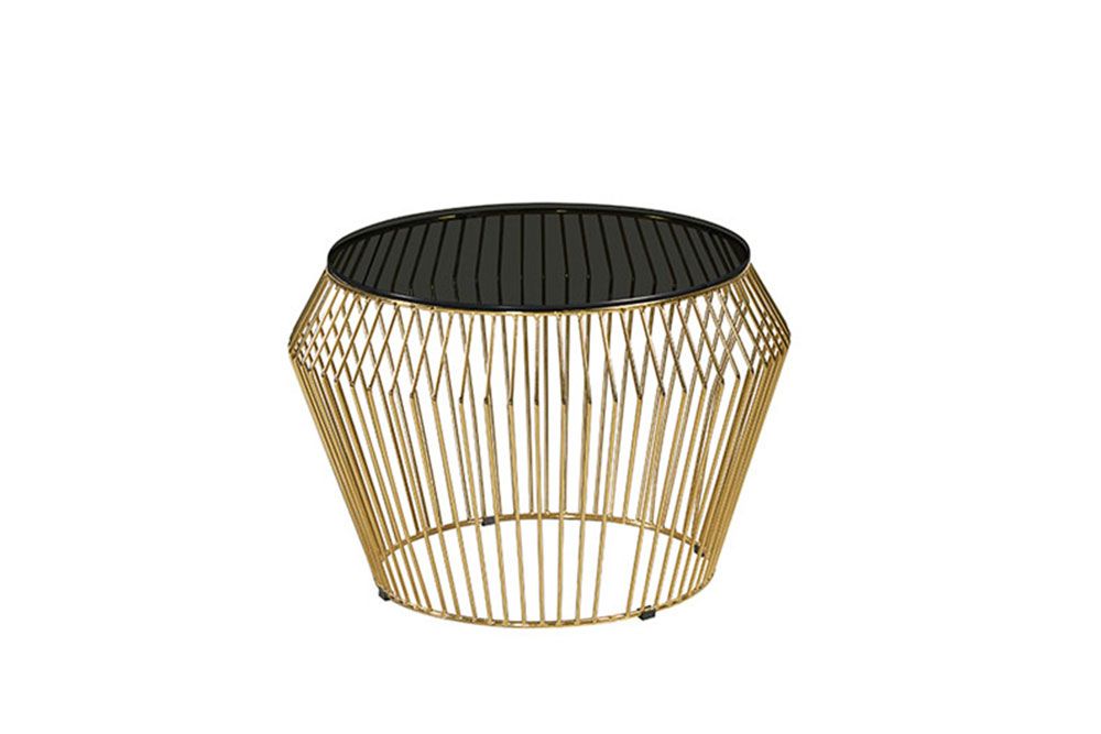 Table basse Rect-Wire-Gold-60-50