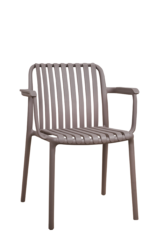 Gastronomie-outdoor-kunststoff-stuh-FOMAl-1819_Taupe_vorne_1000px FOMA-1819 Taupe
