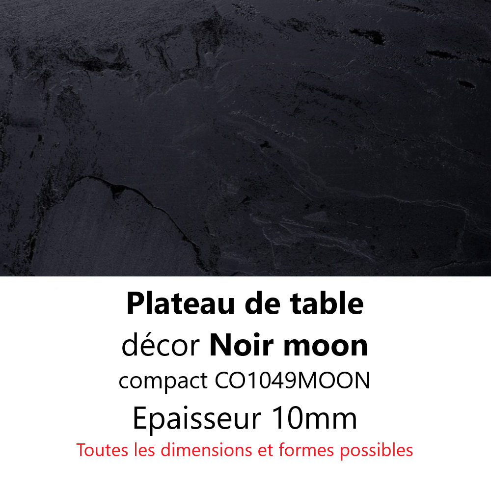 Plateau Noir Moon Compact 10 mm Plateau Noir Moon Compact 10 mm