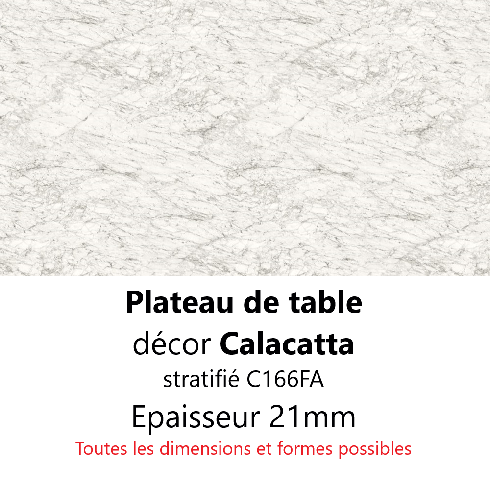 Plateau Marbre Calacatta 21 mm Plateau Marbre Calacatta 21 mm