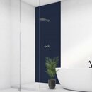 Panneau mural salle de bain Bleu Cobalt